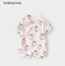 babylove嬰兒連體衣夏季竹棉山茶紗布和尚服新生兒寶寶衣服薄款透氣哈衣 曬單實拍圖