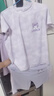 真維斯女童冰感套裝夏季2025新款兒童扎染防曬短袖短褲親膚透氣運動(dòng)童裝 【冰感防曬親膚】粉紫/K紫貓咪 140 曬單實(shí)拍圖