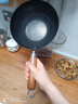 拜格炒鍋家用不粘鍋無涂層一人食小鐵鍋平底不沾炒菜鍋燃氣煤氣通用 【無蓋】小炒鍋 20cm 曬單實拍圖