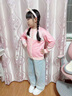 史努比童裝女童秋裝毛衣開衫2025新款兒童洋氣針織外套女寶寶春秋上衣 粉色 漸變圖案隨機(jī)裁剪 140 建議身高131-140cm 曬單實(shí)拍圖