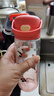 膳魔師（THERMOS）兒童水杯tritan便攜塑料直飲杯小學(xué)生開(kāi)學(xué)必備小熊貓水壺600ml紅 曬單實(shí)拍圖