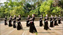 新中式高端旗袍2025新款女改良復(fù)古優(yōu)雅氣質(zhì)舞臺(tái)走秀演出服連衣裙 黑色 L 曬單實(shí)拍圖