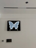 致匠心蝴蝶餐廳電表箱裝飾畫黑白數(shù)顯電子鐘表時鐘掛畫配電箱電閘盒遮擋 A-蝶影時刻 50*40cm（覆蓋40橫豎30） 經(jīng)典黑【鋁合金畫框】 液壓款【數(shù)顯接線款】-晶瓷工藝 曬單實(shí)拍圖