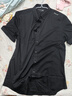 GXG男裝 多色商務(wù)免燙短袖襯衫 夏季新品G24X232027 黑色 XL 曬單實(shí)拍圖
