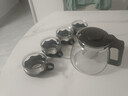 【京東物流】茶壺套裝整套茶具大容量玻璃茶杯帶濾網(wǎng)耐高溫泡茶具 1000ML一壺+四杯套裝 曬單實(shí)拍圖