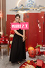 絲柏舍2025夏裝新款女裝赫本風(fēng)收腰氣質(zhì)優(yōu)雅垂感大擺連衣裙 曬單實(shí)拍圖