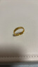 周大福 碎碎冰碎金金黃金戒指(工費460)13號約5.25g EOF1277 曬單實拍圖