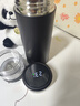 PAKCHOICE保溫杯男士316不銹鋼茶水分離杯泡茶杯智能溫顯便攜車載泡茶杯 曬單實拍圖