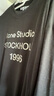 Acne Studios 經(jīng)典款 男女同款 徽標(biāo)印花做舊1996短袖T恤CL0196 褪色黑色 XS 曬單實(shí)拍圖