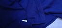 馬登工裝 美式復古撞色polo衛衣學(xué)院風(fēng)翻領(lǐng)長(cháng)袖T恤男士秋季針織打底衫 海軍藍 L 曬單實(shí)拍圖