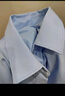 帕托瓦襯衫男長(cháng)袖純色商務(wù)職業(yè)正裝白襯衫工裝男裝襯衣男CS108 藍色 5XL 曬單實(shí)拍圖