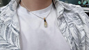 老鳳祥S999足銀項鏈男士元寶鏈潮流朋克風送男友生日七夕情人節(jié)禮物 足銀元寶鏈約4.2克 曬單實拍圖