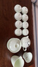 蘇氏陶瓷（SUSHI CERAMICS）翡翠玉功夫茶具套裝羊脂玉陶瓷三才蓋碗青瓷茶壺禮盒裝節(jié)日禮物 曬單實拍圖