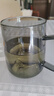 京東京造 遠(yuǎn)山泡茶杯 茶水分離高硼硅玻璃具禮物男士【不銹鋼茶漏】 440ml 曬單實(shí)拍圖