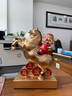 十號公館馬上發(fā)財招財馬擺件財神爺辦公室前臺收銀臺裝飾店鋪開業(yè)喬遷禮品 馬上發(fā)財 長27寬12高30厘米 曬單實拍圖