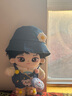 之宋【官方】劉宇寧新款20cm棉花娃娃毛絨長發(fā)骨架換裝玩偶公仔節(jié)日禮 劉炸毛+招耳小狼套裝+藍貓小包 20cm有骨架 曬單實拍圖