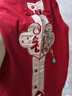 G.DUCKKIDS小黃鴨嬰兒連體衣夏季新生兒衣服中國風(fēng)爬服男女寶寶百天周歲禮服 紅色 66cm 尺碼建議0-3個(gè)月8-12斤 曬單實(shí)拍圖