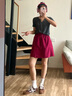 康莉復(fù)古阿甘鞋休閑鞋女2025春季新款松弛感黃色德訓(xùn)鞋超火薄底鞋 摩卡棕/米白色 38 (240mm) 曬單實(shí)拍圖
