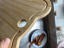 美廚（maxcook）切菜板砧板 家用竹木案板搟面板雙面水果板36*28*1.2cm MCPJ1835 曬單實(shí)拍圖