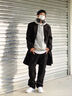 KREATE【唐九洲同款】城市通勤cleanfit直筒撞釘伐木工裝休閑長褲 黑色 L 曬單實拍圖