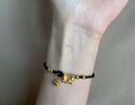 YINXIANGRONG黃金鈴鐺轉運珠3D硬金足金999卡通寶寶手鏈女DIY手工編繩金配件 單個金鈴鐺約0.15 曬單實拍圖