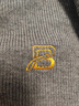 皮爾卡丹（pierre cardin）羊毛衫女襯衫領(lǐng)針織衫上衣秋冬加厚寬松假兩件羊毛打底毛衣 黑色 S 【建議85-95斤】 曬單實(shí)拍圖