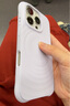 CASETIFY 純色波漾手機(jī)殼 MagSafe兼容 硅膠手機(jī)殼 適用于蘋果iPhone16/15 Plus/Pro/Max手機(jī)保護(hù)殼 柔霧紫Magsafe iPhone 16 Pro 曬單實(shí)拍圖