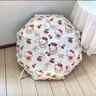 可愛(ài)kt貓全自動(dòng)雨傘高顏值晴雨兩用太陽(yáng)傘防紫外線(xiàn)遮陽(yáng)傘 四只凱蒂貓自動(dòng)遮陽(yáng)傘-黑膠加厚 曬單實(shí)拍圖