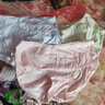 都市麗人女士內(nèi)褲女純棉中腰蠶絲襠7A級抑菌舒適透氣女生三角褲4條混色L 曬單實拍圖