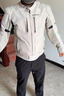 SULAITE摩托車夏季騎行服仿賽機車服騎士服越野賽車防摔男女四季騎行裝備 【米色上衣】夏季/透氣/CE護具 2XL 曬單實拍圖
