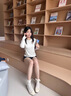鉑吶苓法式單鞋女春夏平底低跟溫柔氣質(zhì)配裙子淺口小皮鞋一腳蹬平底鞋 法式平底單鞋【米白】 39 【適合38】 曬單實拍圖