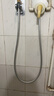 JOCBO【德國】淋浴花灑軟管通用接口加厚防爆防纏繞PVC蓮蓬噴頭4分軟管 銀【1.5米】加厚防爆PVC花灑軟管 曬單實拍圖