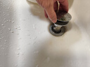 佳立方洗手盆漏水塞防臭彈跳下水器銅芯衛(wèi)生間不銹鋼過濾網防堵防蟲水池 曬單實拍圖