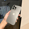 圖璐璐【自帶鏡頭膜】適用蘋(píng)果16/15Promax手機殼iPhone14pro全包防摔13PM男超薄磨砂plus新款散熱保護套 【鈦原色】超薄-散熱-防指紋 蘋(píng)果15promax【自帶鏡頭膜】 曬單實(shí)拍圖