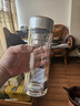 希樂(lè )玻璃杯茶水分離泡茶杯子高硼硅雙層玻璃水杯男女士帶茶隔杯子 曬單實(shí)拍圖