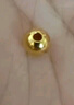 縱橫金業(yè)足金999   黃金轉(zhuǎn)運(yùn)珠 金珠子  1克 單顆 頂珠 散珠 手串diy 1克  轉(zhuǎn)運(yùn)珠 曬單實(shí)拍圖