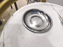 嵐海棠麻將機(jī)茶幾雙層棋牌室專用煙缸茶水架麻將桌邊幾茶水桌輕奢圓茶幾 金架加高-白大理石紋+煙灰缸+輪 曬單實(shí)拍圖