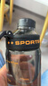 尚泰塑料杯水杯850ml運(yùn)動(dòng)直飲杯子帶提環(huán)tritan材質(zhì)4784透明黑 曬單實(shí)拍圖