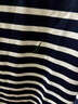 諾帝卡（NAUTICA）【單件直降】男裝夏季全棉雙面布簡約條紋圓領(lǐng)短袖T恤男TE3222 藏青4NV（232） M 曬單實拍圖