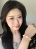 周大金 CHOW TAI KING輕奢白山茶花手鏈女生珍珠手串紀(jì)念日520情人節(jié)生日禮物送女朋友 正品白山茶珍珠手鏈【順豐+刻字 曬單實(shí)拍圖
