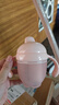 愛咔威（IKV）兒童水杯 硅膠學(xué)飲吸管嬰幼兒鴨嘴吸嘴杯學(xué)飲兩用 鴨嘴款-小粉瓶 160ml 曬單實拍圖