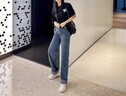 ZUOSAISI品牌小白鞋女厚底增高百搭休閑鞋女2025秋季新品女鞋輕便鞋子女 白色 34 曬單實(shí)拍圖