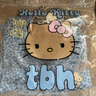 野獸派家居（tbh）三麗鷗Hello Kitty天絲棉家居服套裝可外穿女士睡衣夏 Kitty天絲棉長款家居服 經(jīng)典豹紋 M 曬單實拍圖