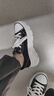 斯凱奇（SKECHERS）女鞋厚底增高帆布鞋街頭個(gè)性板鞋軟底舒適休閑鞋通勤鞋177435 曬單實(shí)拍圖