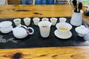 冰種玉瓷茶具和田玉羊脂玉瓷白瓷蓋碗套裝茶壺茶杯茶洗禮盒裝送禮 和田玉瓷12入西施壺（禮盒裝） 曬單實拍圖