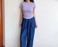 森馬（Semir）短袖t恤女短款修身圓領(lǐng)內(nèi)搭25夏涼感V領(lǐng)上衣109325100006 曬單實拍圖