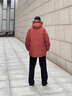 Teenie Weenie Men小熊男裝輕戶外風三防可拆卸貉子毛輕盈派克羽絨服 深紅色 S 曬單實拍圖