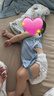 babylove嬰兒肚兜連體衣夏季薄款透氣莫代爾新生兒寶寶防著(zhù)涼背心護肚肚圍 曬單實(shí)拍圖