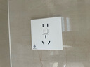 正泰（CHNT）漏電保護(hù)開關(guān)插座暗裝86型通用熱水器空調(diào)大功率防觸電16A 白色 曬單實(shí)拍圖