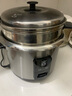 三角牌（Triangle）電飯煲家用電飯鍋5L大容量微壓煮飯鍋304不銹鋼內(nèi)膽4-5人老式米飯鍋帶蒸籠 TG-Z50X12Z 曬單實(shí)拍圖